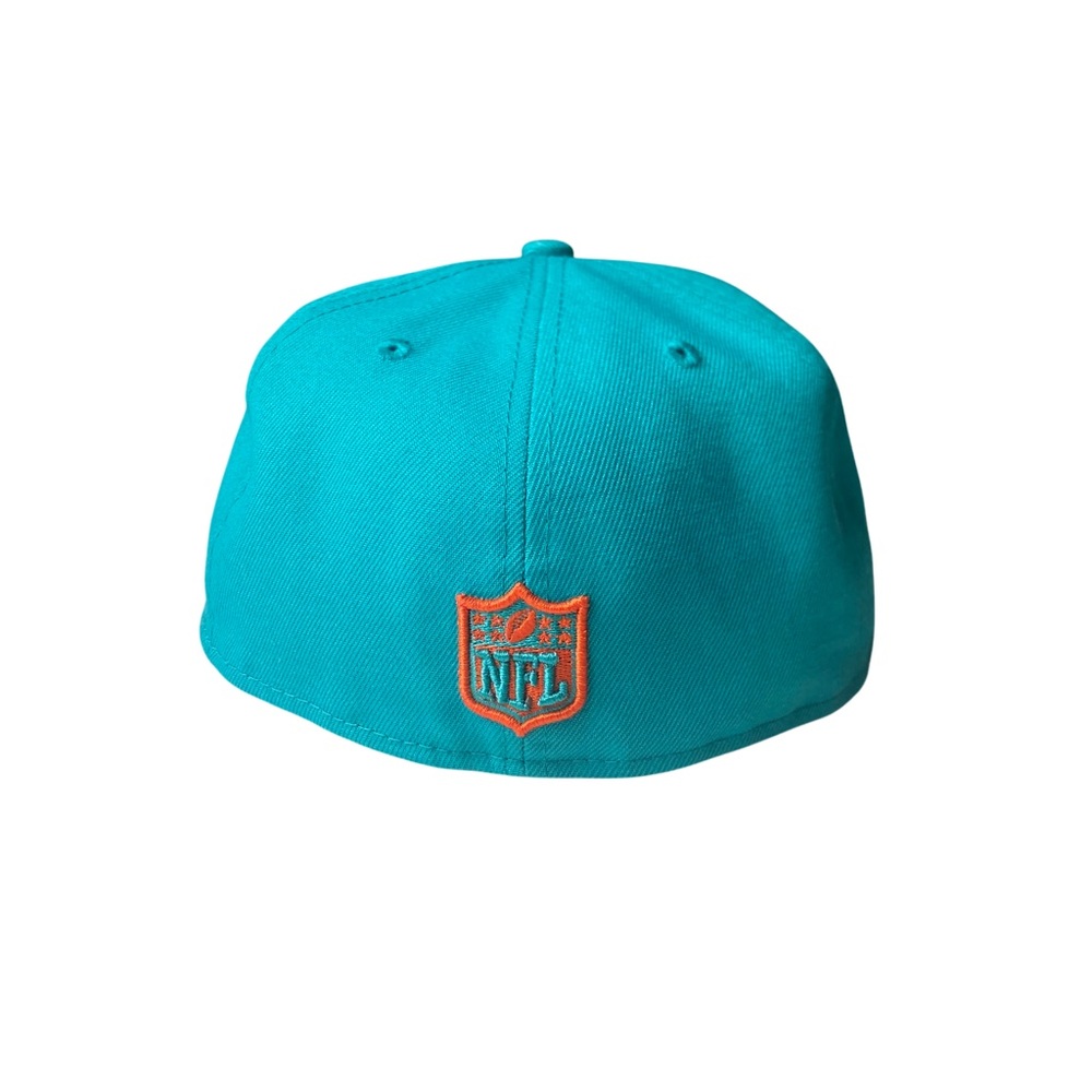 New Era NFL Miami Dolphins 59FIFTY Fitted Hat Cap Men’s 7 1/8 - Picture 4 of 13